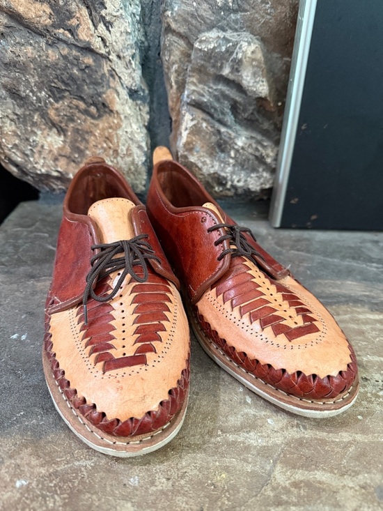 Other - Men's Handmade Leather Huaraches Closed Toed Shoes size 9